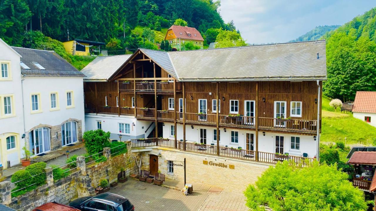 Hotel Erbgericht Bad Schandau Extérieur photo